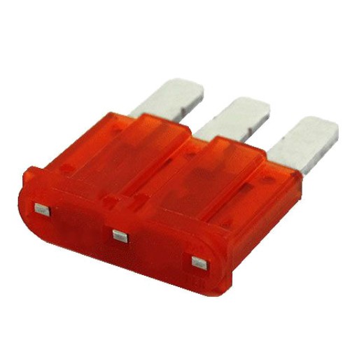 3 PIN BLADE FUSE 10AMP RED (3)
