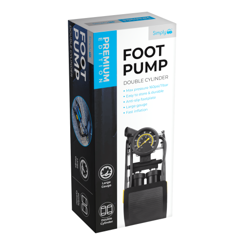 Double Cylinder Foot Pump