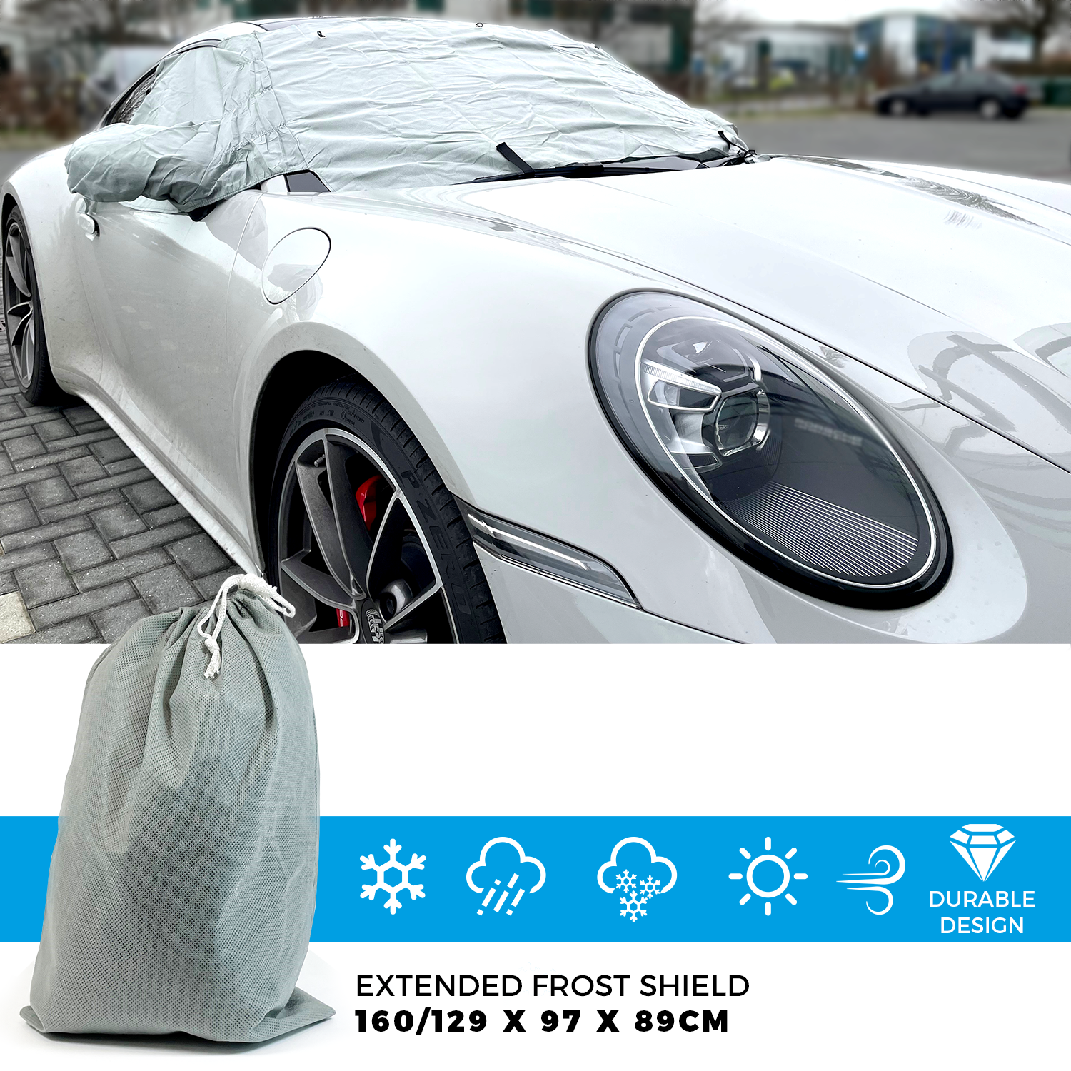 Car Windscreen Windshield Frost Cover Ice Snow Shield Window Mirror  Protector