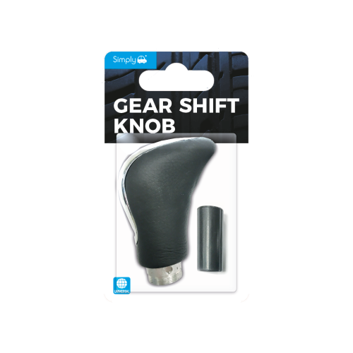 GEAR SHIFT KNOB - CHROME AND LEATHER