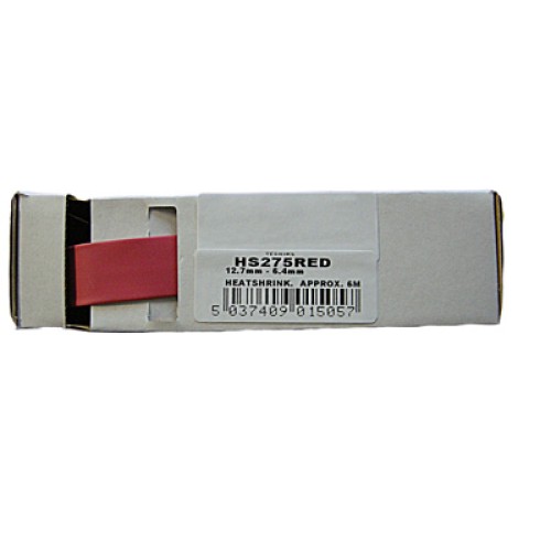 6M RED HEATSHRINK 12.7mm-6.4mm