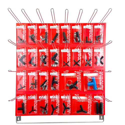 STOCKED PIPE CONNECTOR RACK