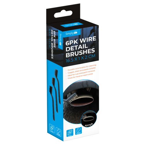 6pk Wire Brush Set
