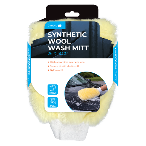 Synthetic Wool Wash Mitt