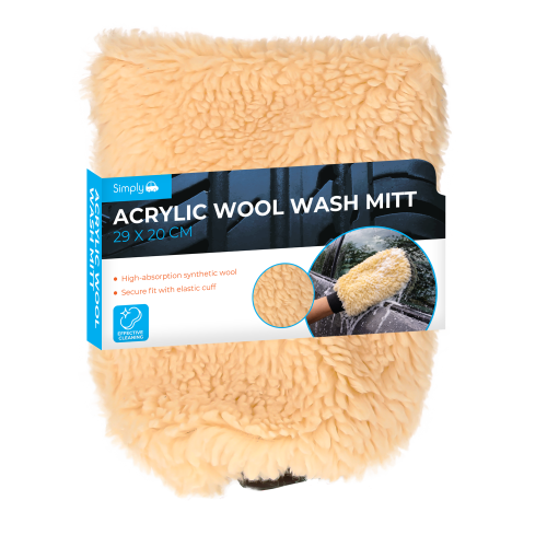 Acrylic Wool Wash Mitt