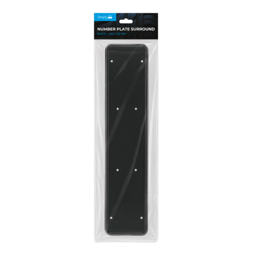 BLACK ABS NUMBER PLATE HOLDER