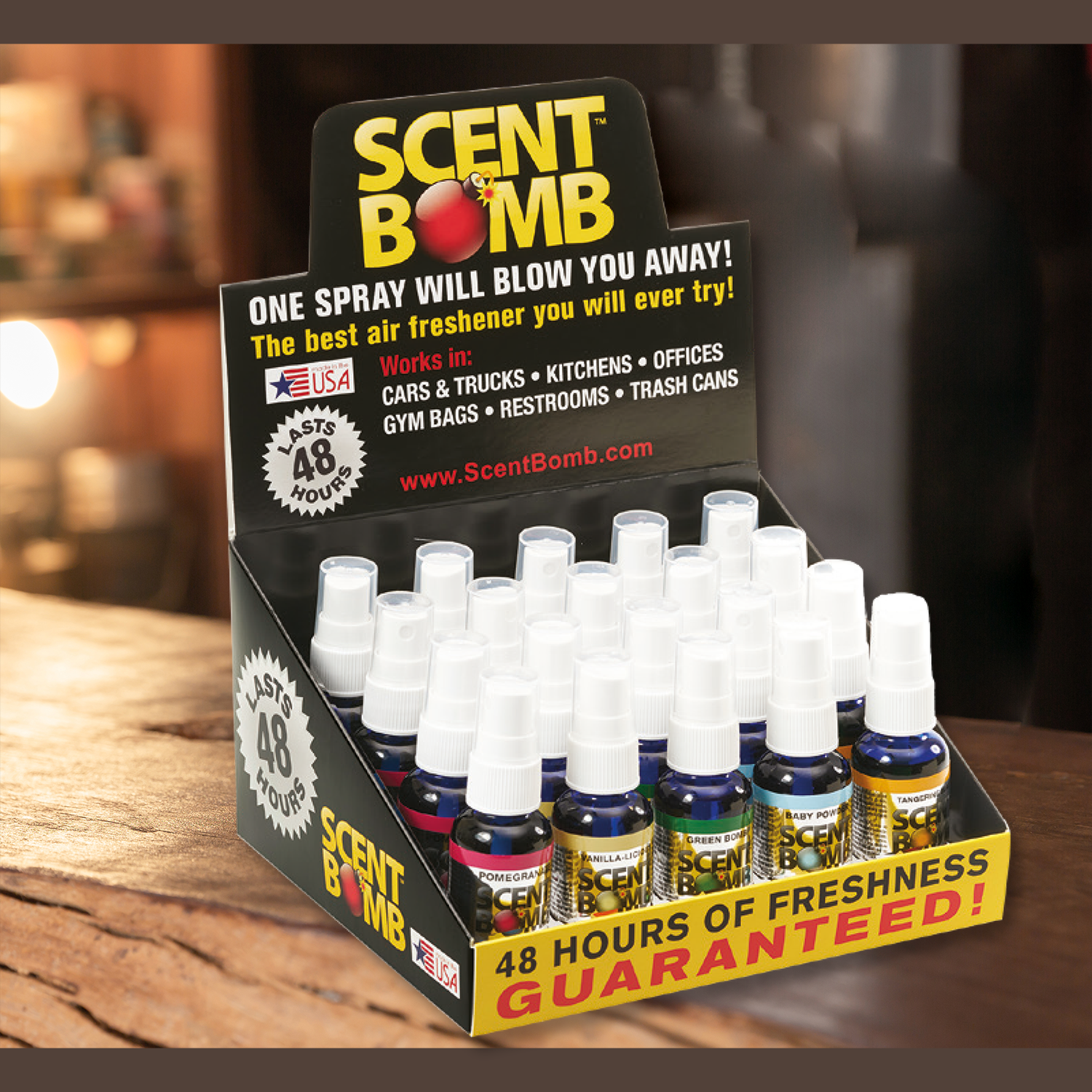 Scent Bomb Auto Parfum Spray - New Car –