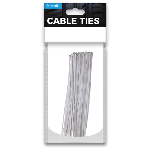 PK25 SILVER 370MMX4.8MM CABLE TIES