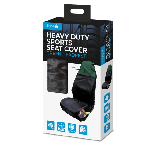 HD SPORTS SEAT COVER GREEN