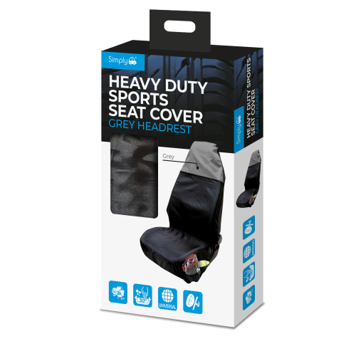 HD SPORTS SEAT COVER GREY
