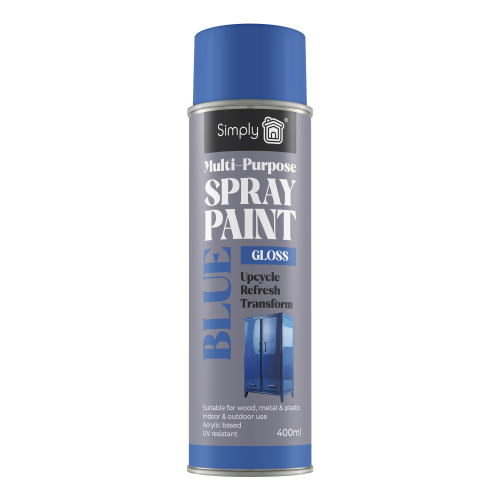 MULTIPURPOSE SPRAY PAINT BLUE GLOSS 400ML