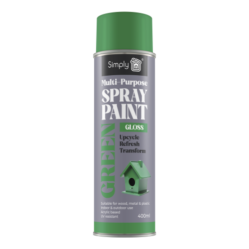 MULTIPURPOSE SPRAY PAINT GREEN GLOSS 400ML