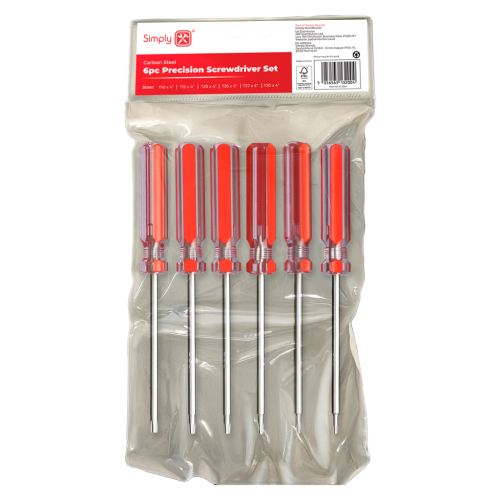 6pc Star Screwdriver Set