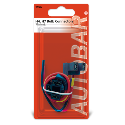 BULB CONNECTORS WITH LEADS - H4   H7