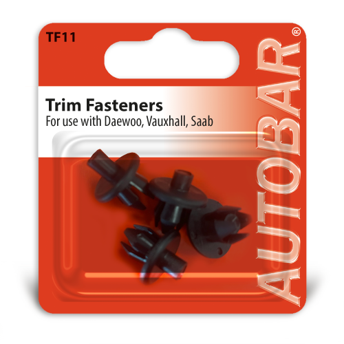 TRIM FASTENERS FOR USE WITH DAEWOO VAUXHALL SAAB