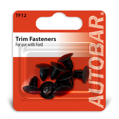TRIM FASTENERS FOR USE WITH FORD