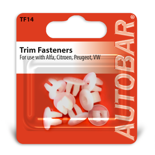 TRIM FASTENERS FOR USE WITH ALFA CITROEN PEUGEOT V