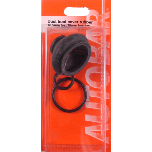 DUST BOOT COVER RUBBER  SEAL (10.5MM TOP/25MM BOT