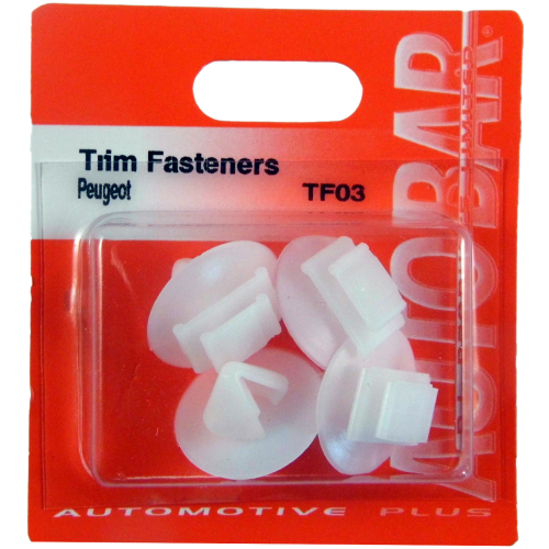 TRIM FASTENERS FOR USE WITH PEUGEOT