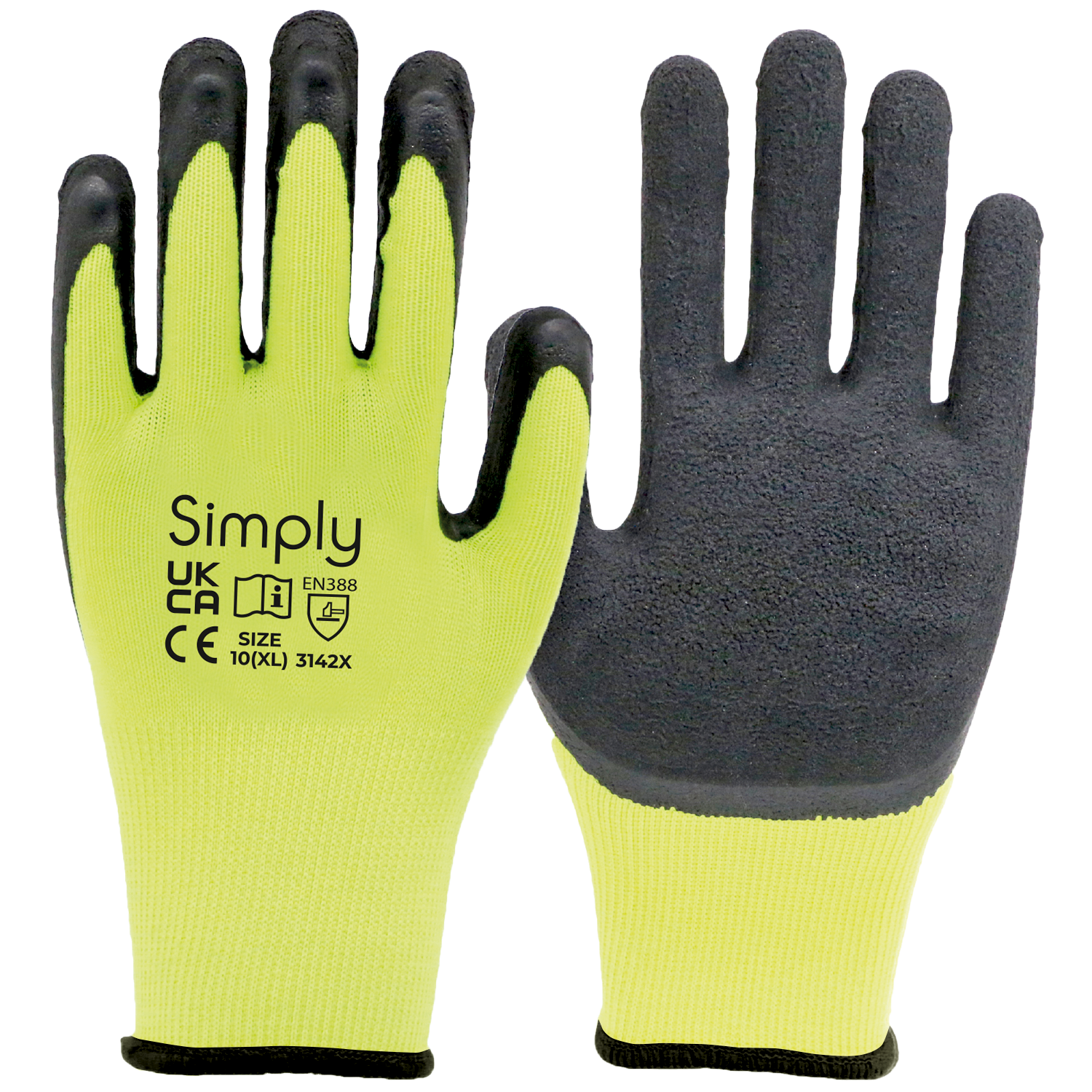 Polyester Latex Foam Gloves